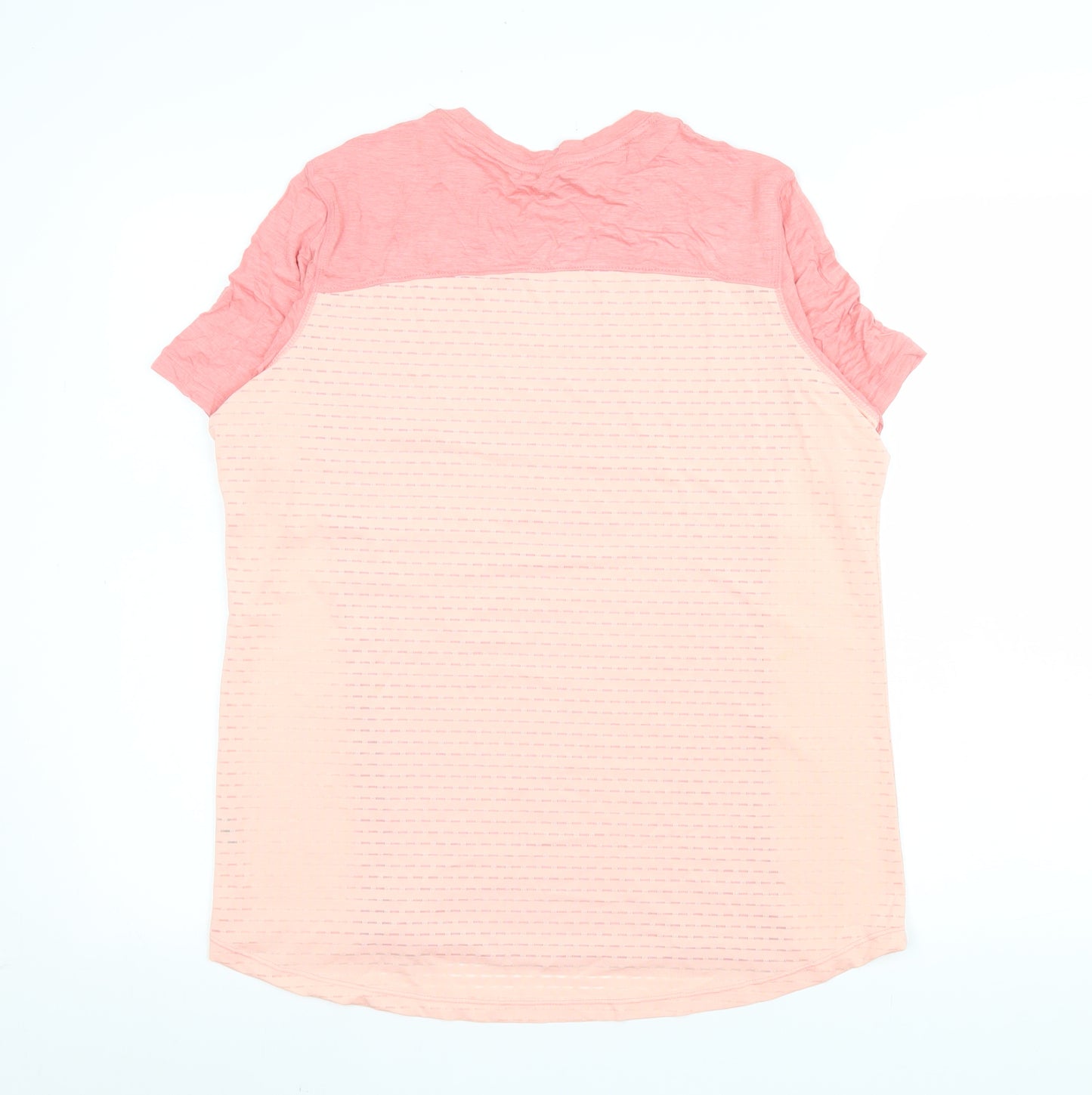Dunnes Stores Mens Pink Short Sleeve Activewear T-Shirt Size M
