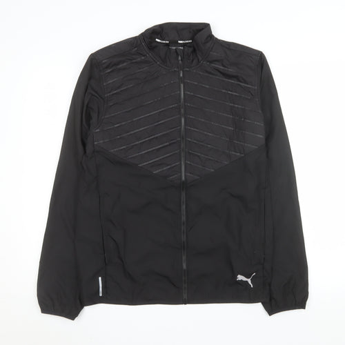 Puma Men's Black Small Windbreaker Running Jacket