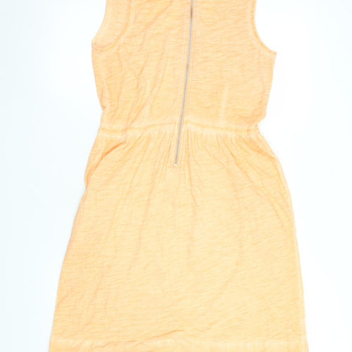 Mint Velvet Women’s Orange Sleeveless Shift Dress Size 12
