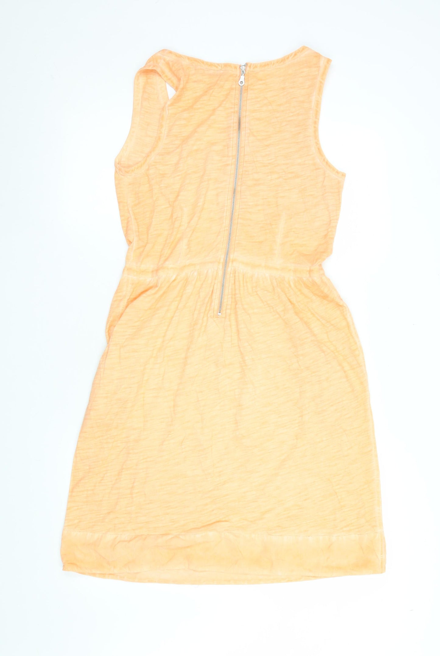 Mint Velvet Women’s Orange Sleeveless Shift Dress Size 12