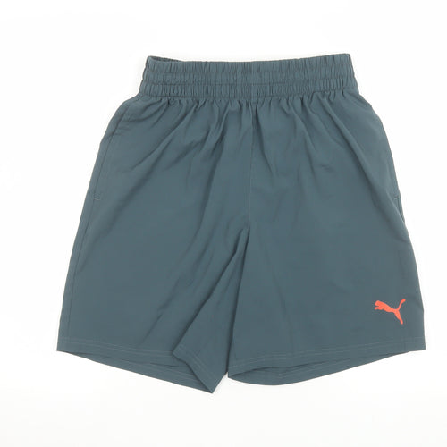 Puma Men's Grey Athletic Quick Dry Training Shorts Size M