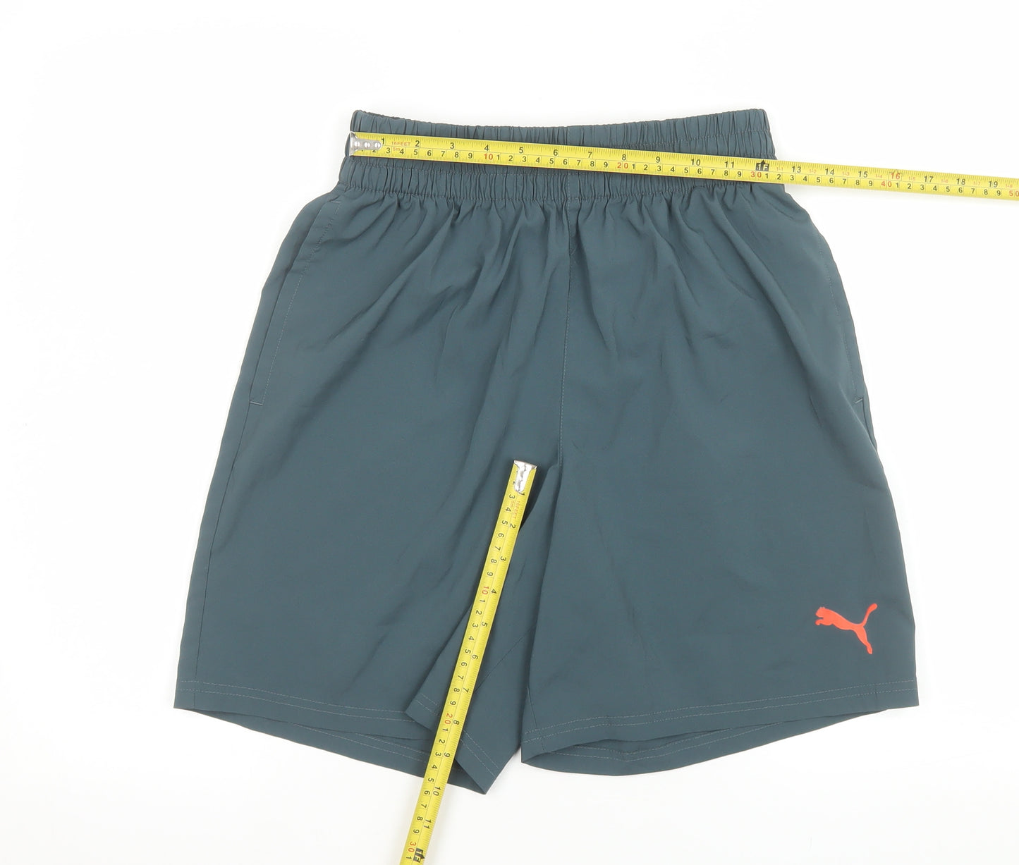 Puma Men's Grey Athletic Quick Dry Training Shorts Size M