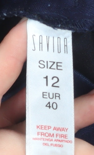 Savida Womens Blue Size 12 Slim Fit Stretch Jeggings