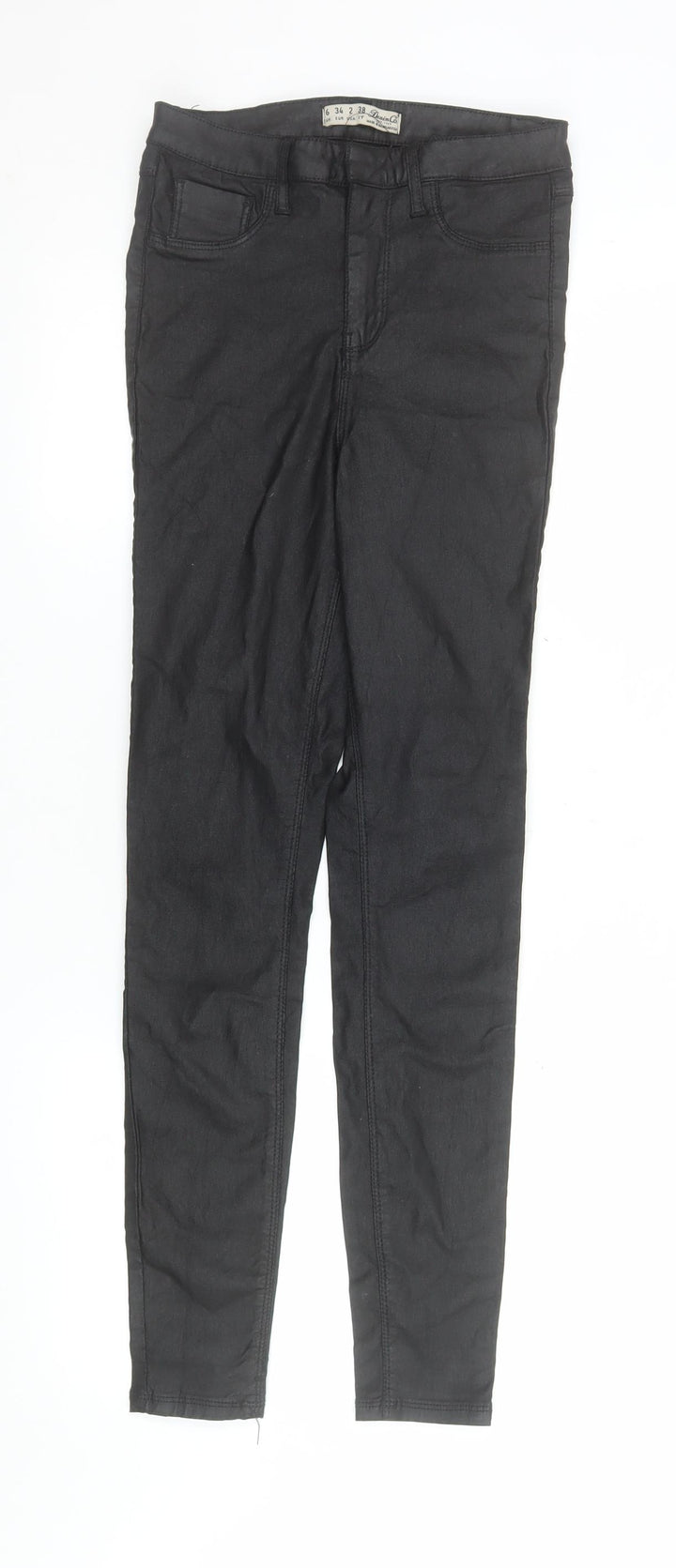 Denim Co Womens Black Size 6 Jegging Skinny Stretch Trousers
