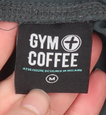 Gym+Coffee Womens Black Medium Jogger Activewear Trousers