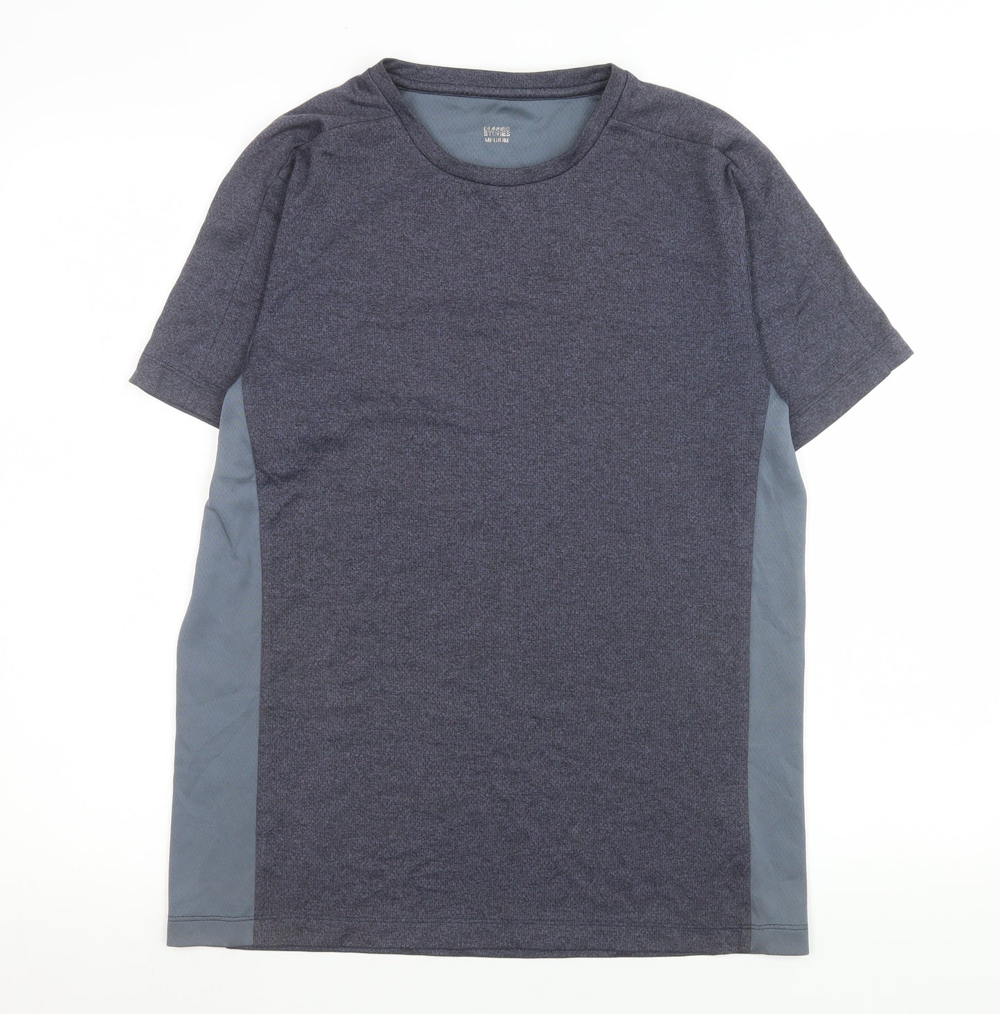 St. Bernard Men’s Blue Athletic T-Shirt Medium Polyester