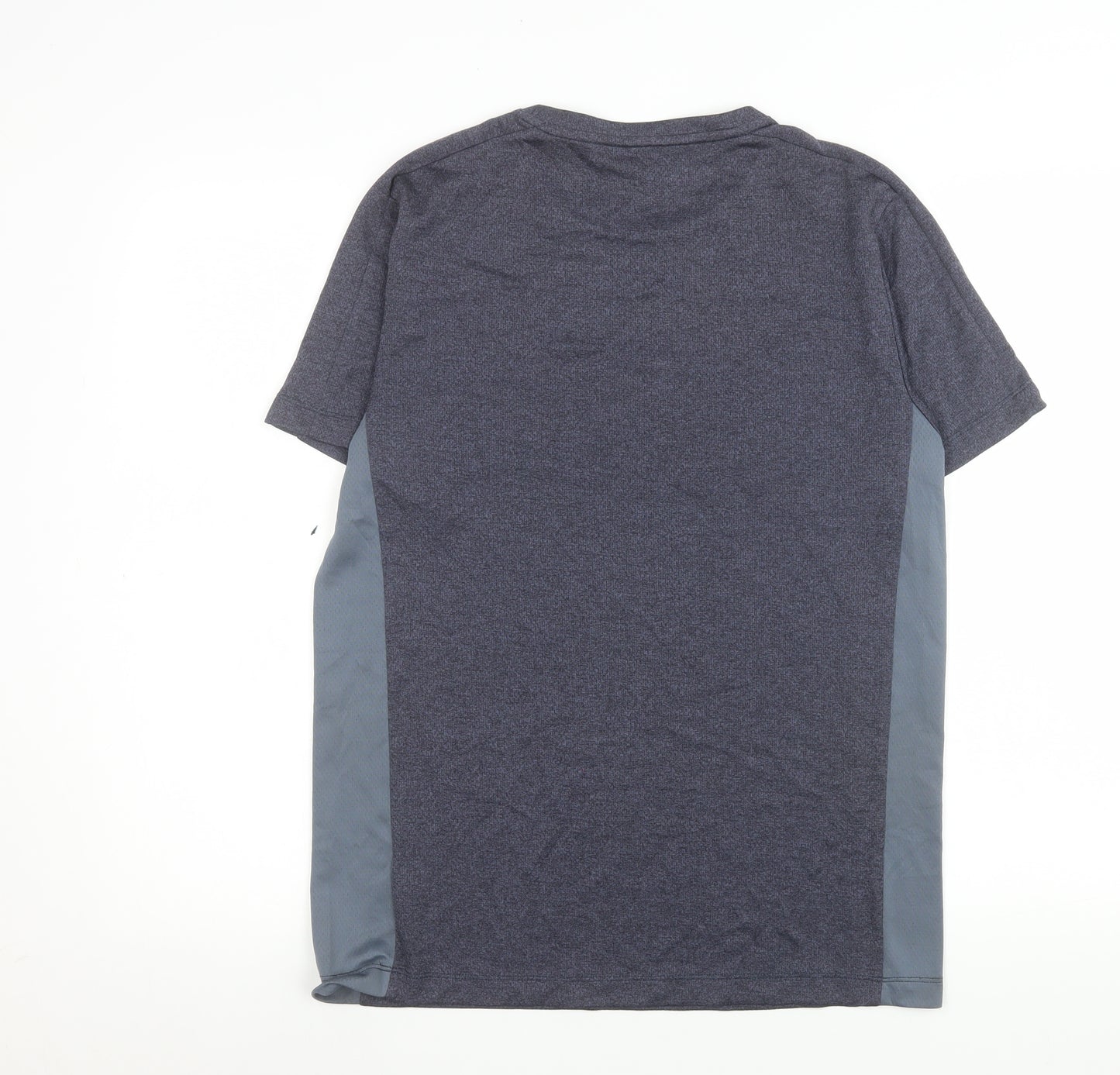 St. Bernard Men’s Blue Athletic T-Shirt Medium Polyester
