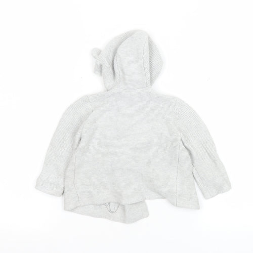 Disney Baby Grey Bambi Hooded Cotton Cardigan 9-12 Months Unisex