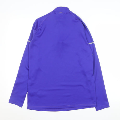 Adidas Women’s Purple Climalite 1/4 Zip London Marathon Sweatshirt L 16-18