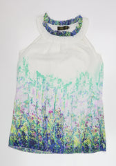 Pussycat London Womens Multicoloured Floral Halter Camisole Blouse M