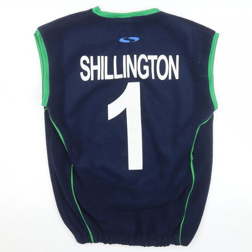 Signature Sports Ireland Women's Cricket Fleece Vest Navy Green M
