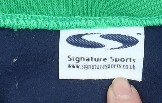 Signature Sports Ireland Women's Cricket Fleece Vest Navy Green M