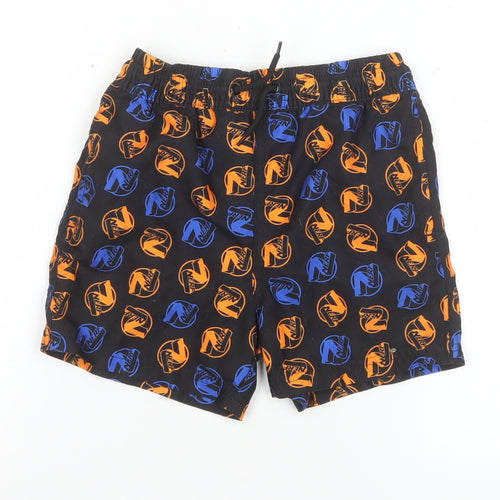 Pep & Co Boys Black Nerf Swim Shorts 5-6 Years Elastic Waist Quick Dry Summer