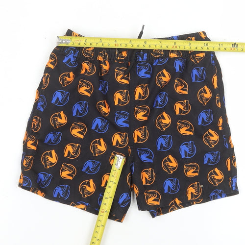 Pep & Co Boys Black Nerf Swim Shorts 5-6 Years Elastic Waist Quick Dry Summer