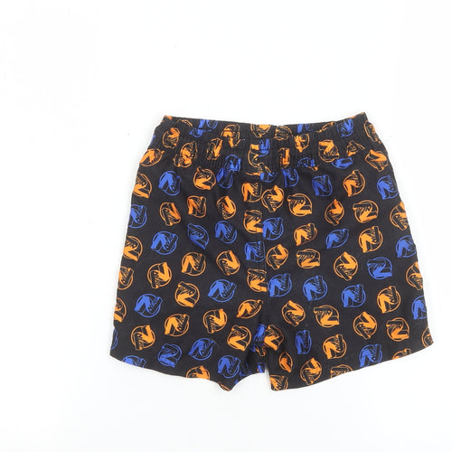Pep & Co Boys Black Nerf Swim Shorts 5-6 Years Elastic Waist Quick Dry Summer