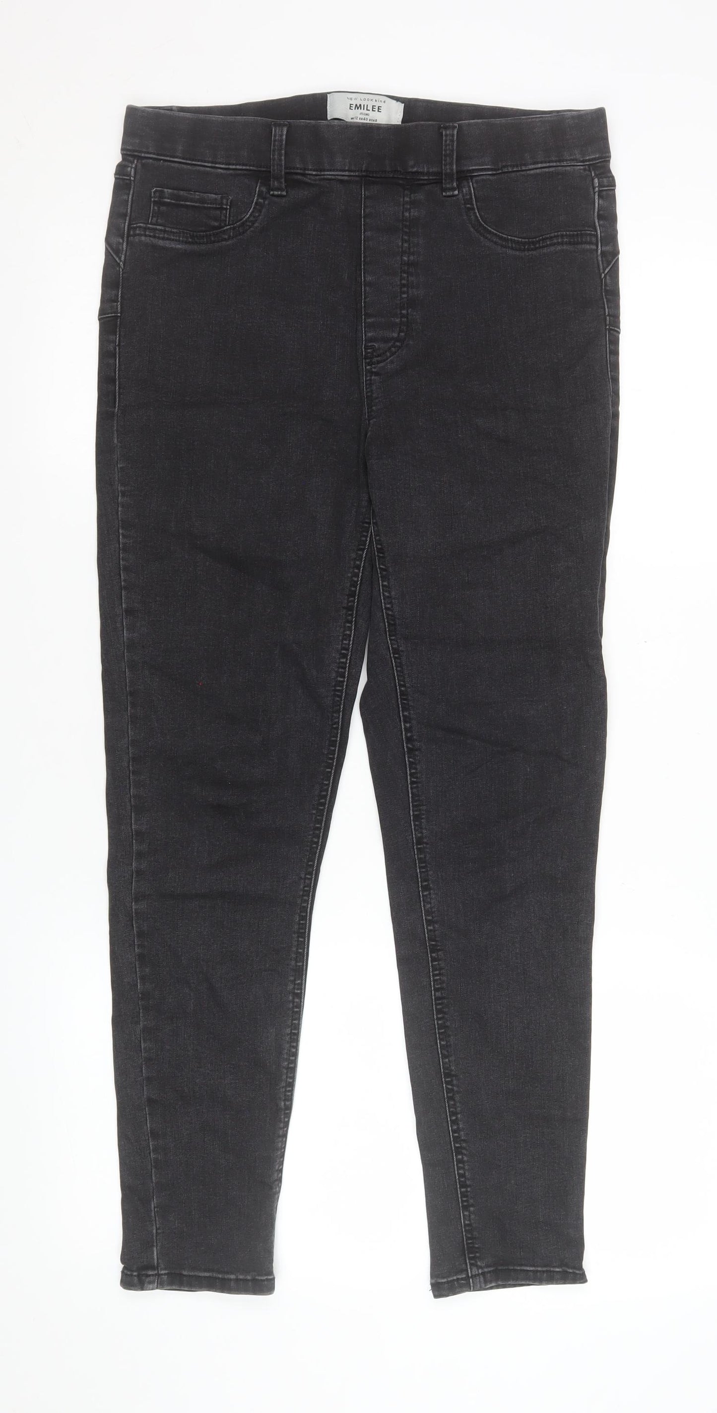 New Look Women's Black Jegging Jeans Size 12 Slim Fit