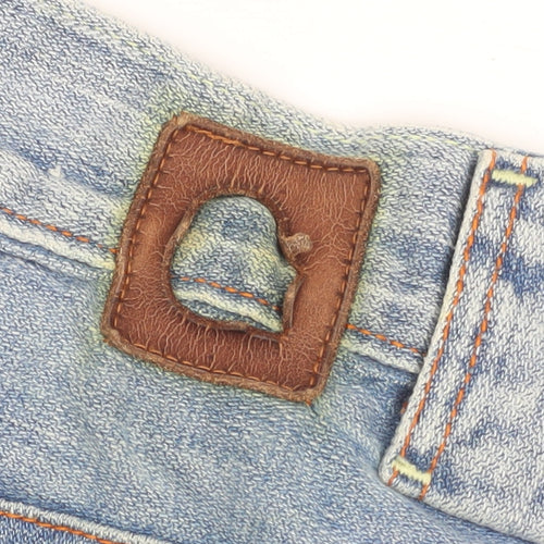 H&M Men Blue Denim Cargo Shorts Size 32 Relaxed Fit