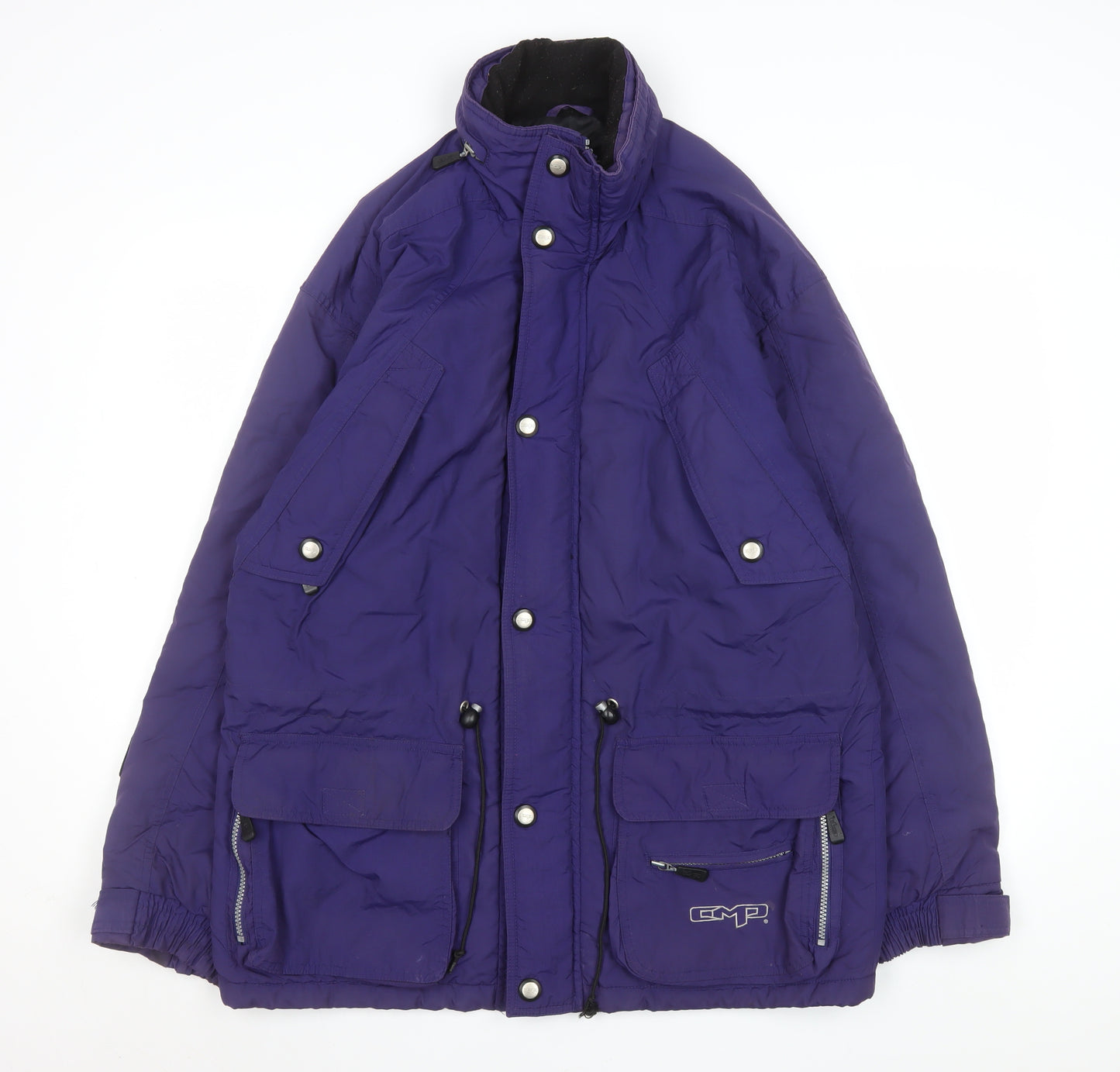 CMP Men's Purple Waterproof Parka Jacket Size S Outdoor Insulated