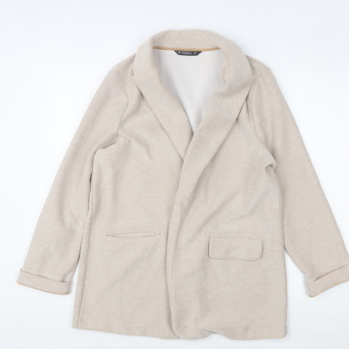 Dunnes Stores Women’s Beige Mid-Length Coatigan Size 12 Regular