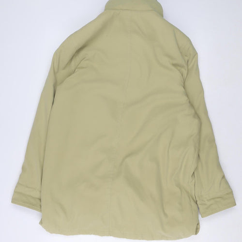 Ensign Collection Womens Beige Size 12 Mid-Length Waterproof Jacket