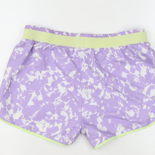 Decathlon Women's Purple Running Shorts Size L Lightweight Breathable