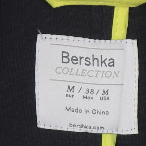 Bershka Women's Blue Blazer Jacket Size 10 Regular Fit
