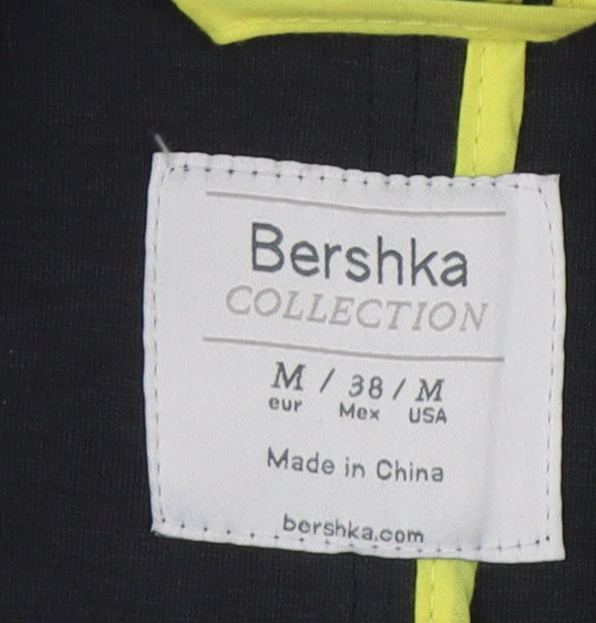 Bershka Women's Blue Blazer Jacket Size 10 Regular Fit