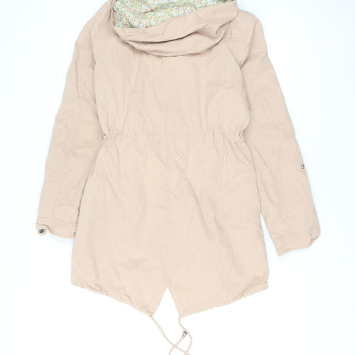 Atmosphere Women’s Beige Hooded Parka Jacket Size 6