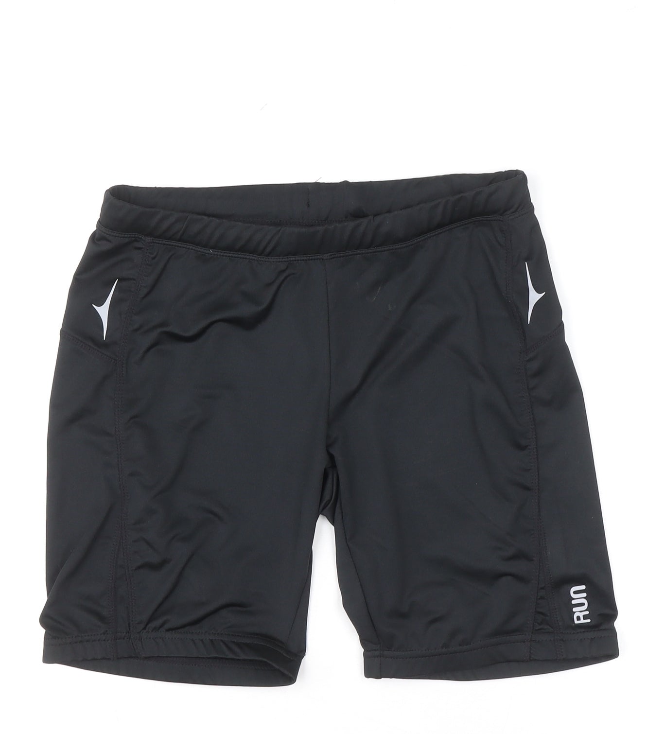 Crivit Womens Black M 14/16 Running Athletic Shorts