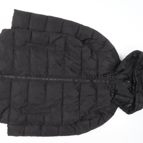 Primark Women's Black XS Hooded Puffer Jacket