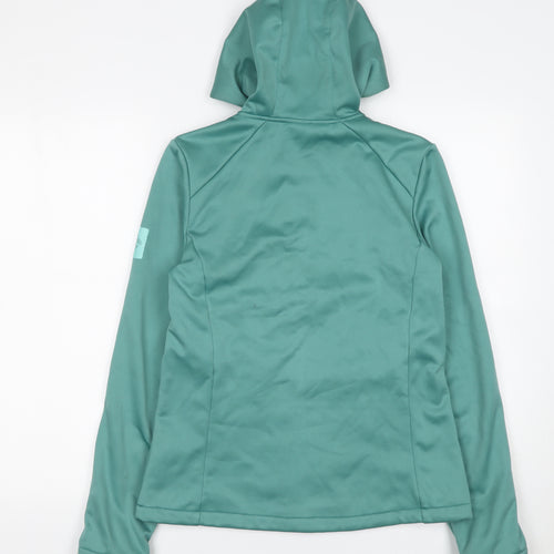 Crivit Women Green Softshell Hooded Jacket Size M
