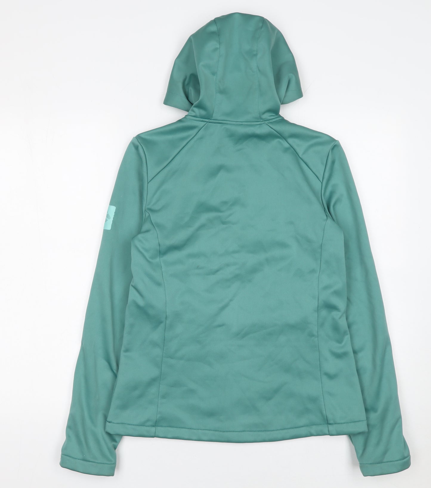 Crivit Women Green Softshell Hooded Jacket Size M