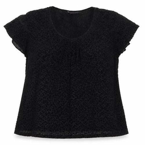 Marks and Spencer Women’s Black Animal Print Blouse Size 16