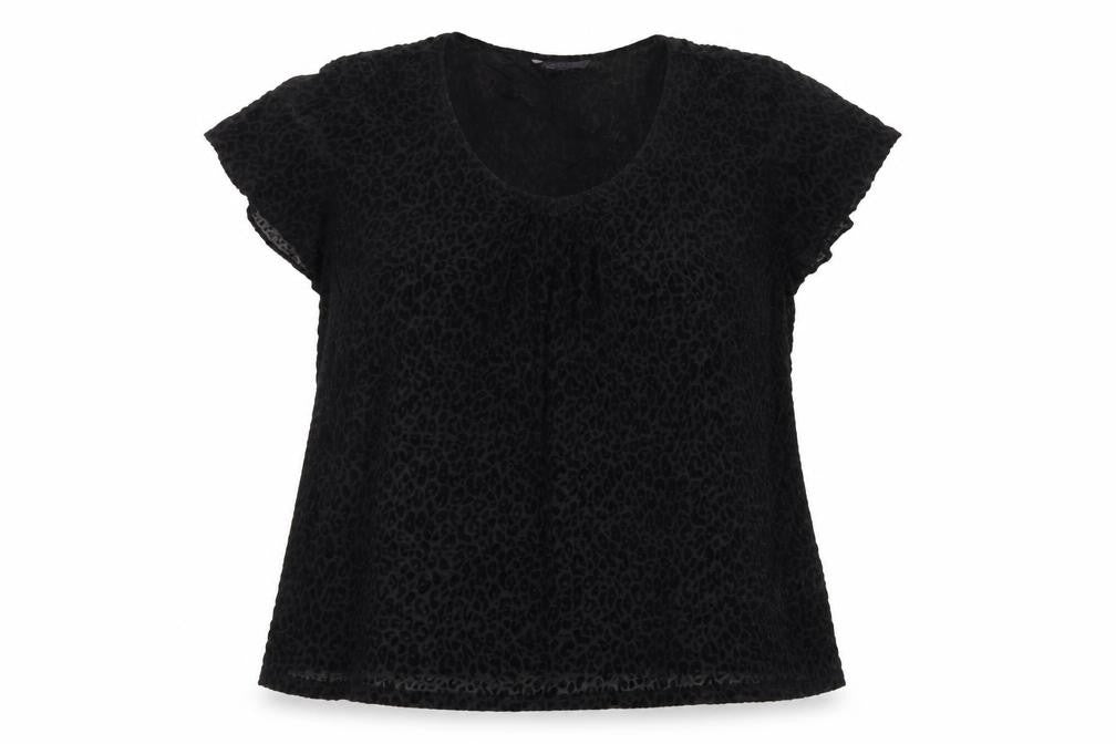 Marks and Spencer Women’s Black Animal Print Blouse Size 16