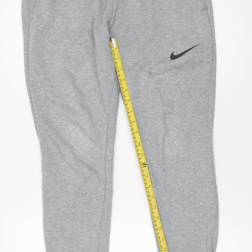 Nike Men's Grey Dri-FIT Jogger Trousers Size S