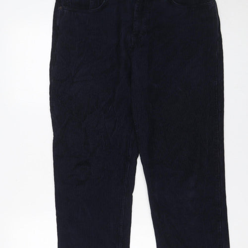 BDG Urban Outfitters Women Blue Corduroy Chino Trousers W32 L30
