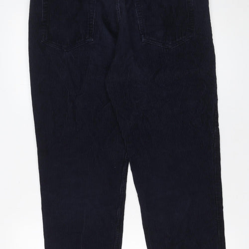 BDG Urban Outfitters Women Blue Corduroy Chino Trousers W32 L30