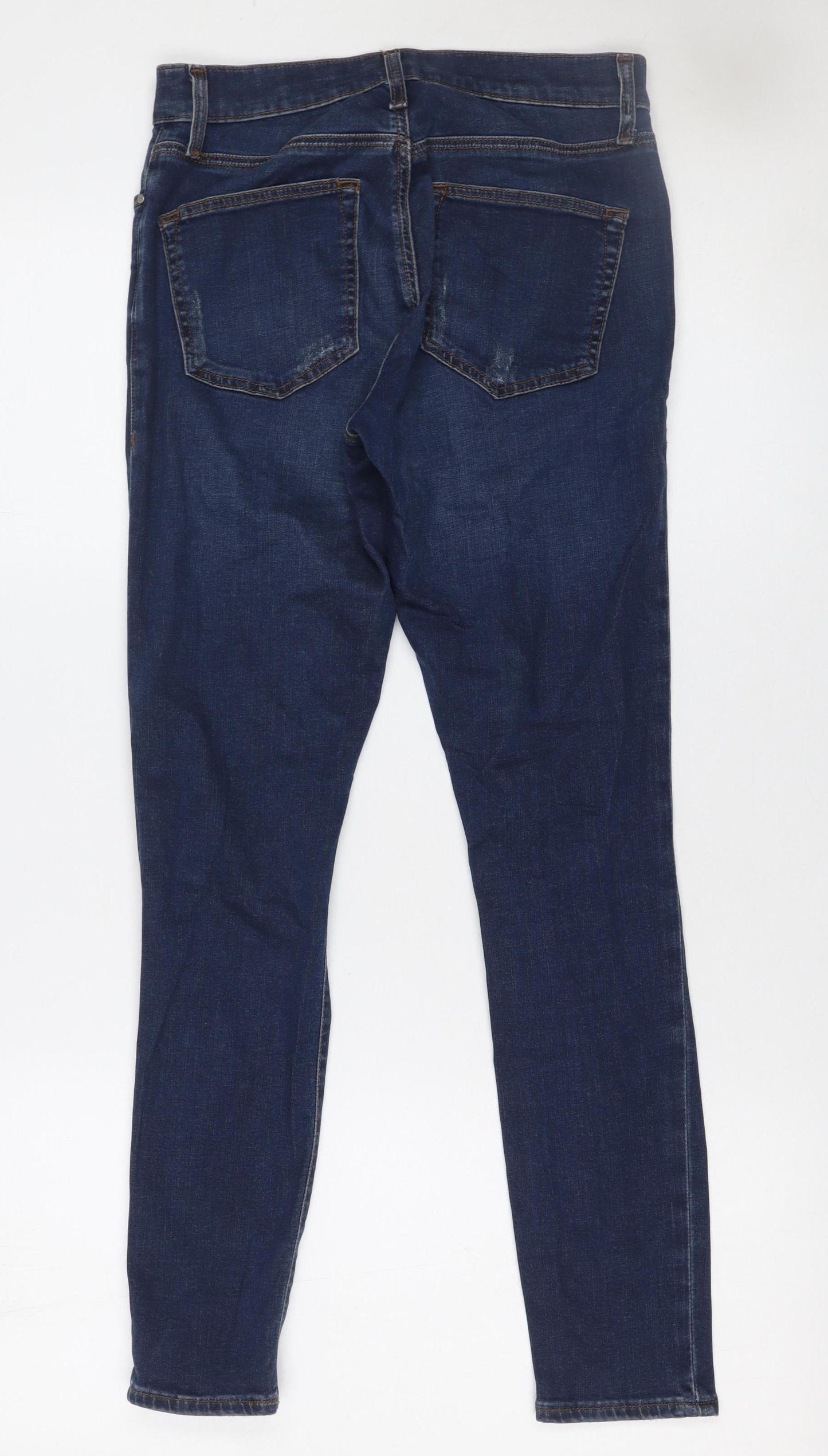 Topshop Women’s Blue Leigh Skinny Jeans Size 8 W26 L28