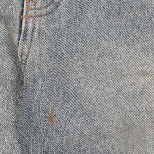 Couture Men's Blue Distressed Straight Jeans Size 32 Denim