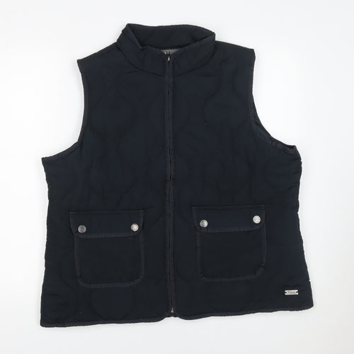 Natural Reflections Men's Black XL Quilted Waistcoat Bodywarmer