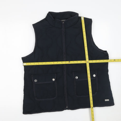 Natural Reflections Men's Black XL Quilted Waistcoat Bodywarmer