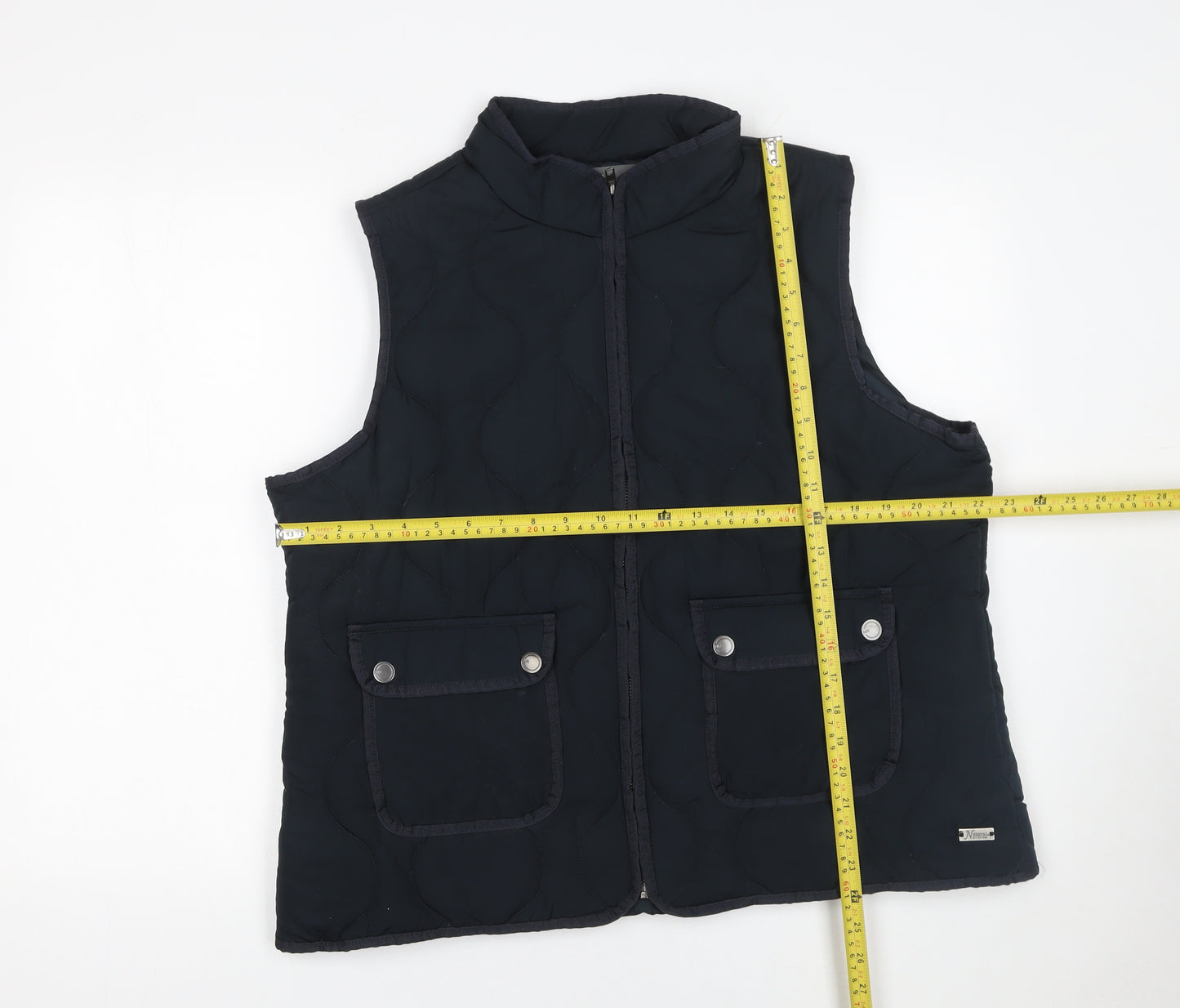 Natural Reflections Men's Black XL Quilted Waistcoat Bodywarmer