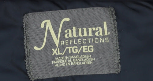 Natural Reflections Men's Black XL Quilted Waistcoat Bodywarmer