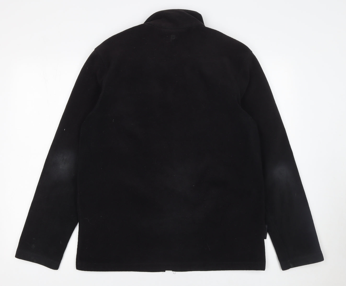 Mountain Warehouse Men's Black Fleece Jacket Size M Outdoor Zip Front