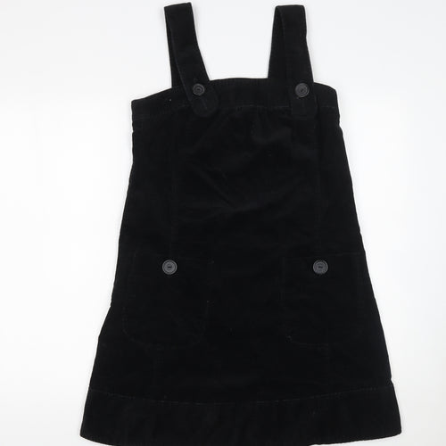 Vero Moda Women's Black Corduroy Pinafore Dress Size 10