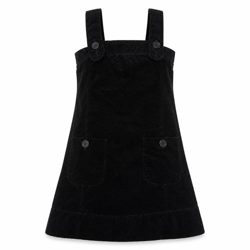 Vero Moda Women's Black Corduroy Pinafore Dress Size 10