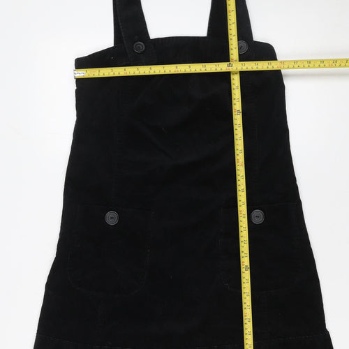 Vero Moda Women's Black Corduroy Pinafore Dress Size 10
