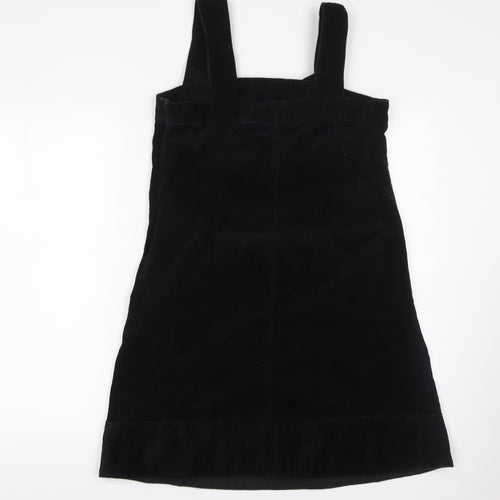 Vero Moda Women's Black Corduroy Pinafore Dress Size 10