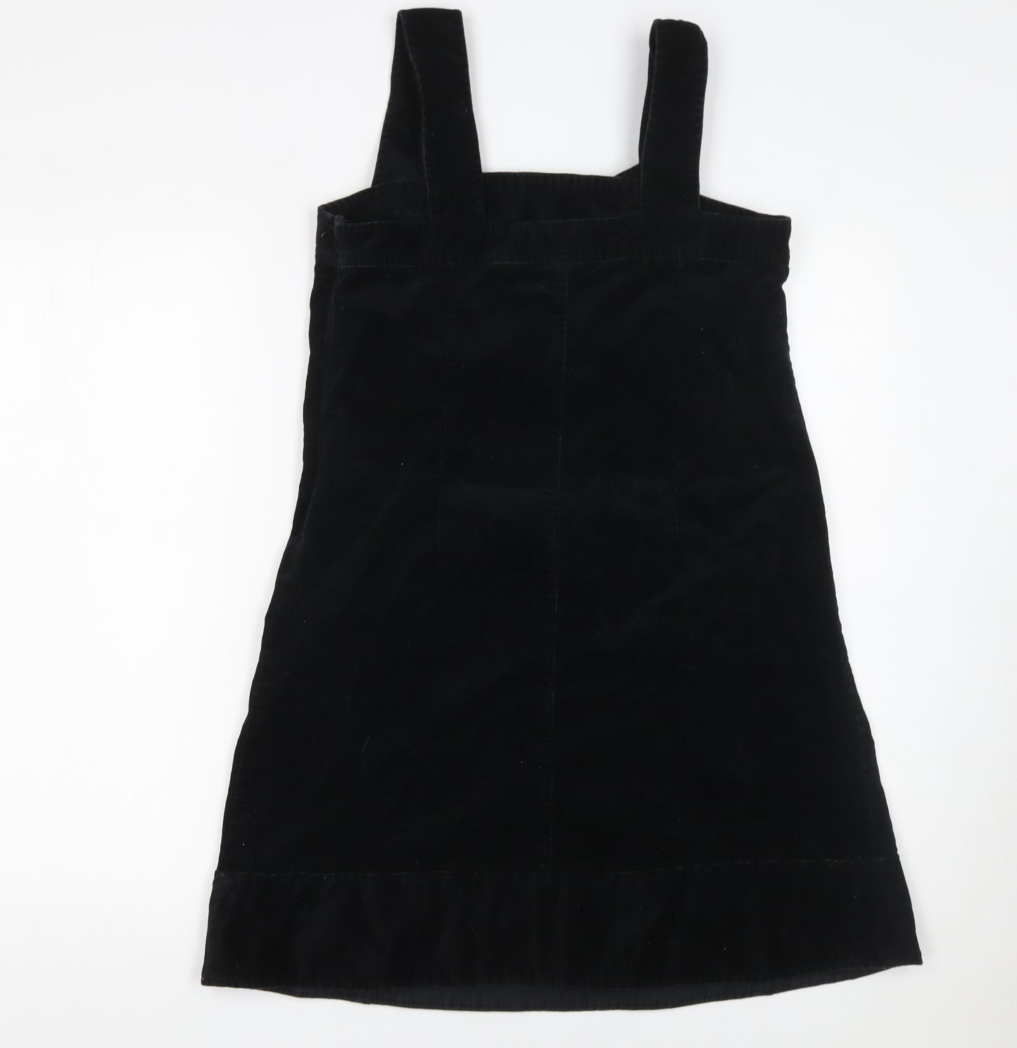 Vero Moda Women's Black Corduroy Pinafore Dress Size 10