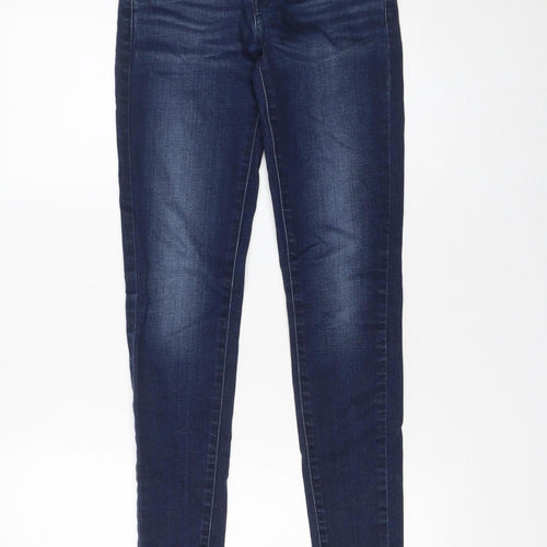 Levi's Women's Blue Skinny Jeans Size 4 Mid Rise Stretch Denim